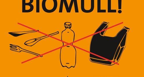 Kein Plastik im Biomüll