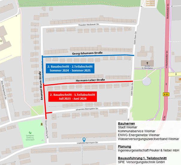 2. Bauabschnitt in der Siedlung Schöndorf